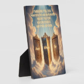 Faith Tabletop Plaque For Encouragement フォトプラーク (側面)