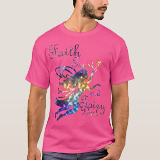 Faith Trust and Fairy Dust Galaxy Tee Shirt Tシャツ