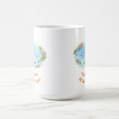 Faith Water Ripple Flowers Easter Christian Mug コーヒーマグカップ (中央)