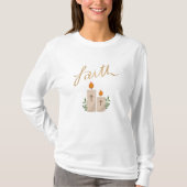 Faith with Candles and Church Tシャツ (正面)