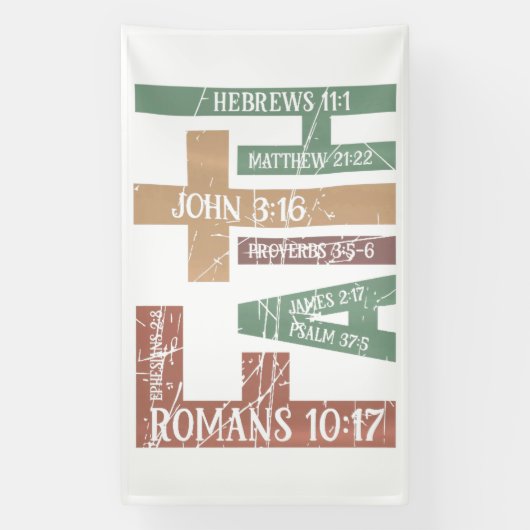 Faith Woven in Scripture 横断幕 (縦)