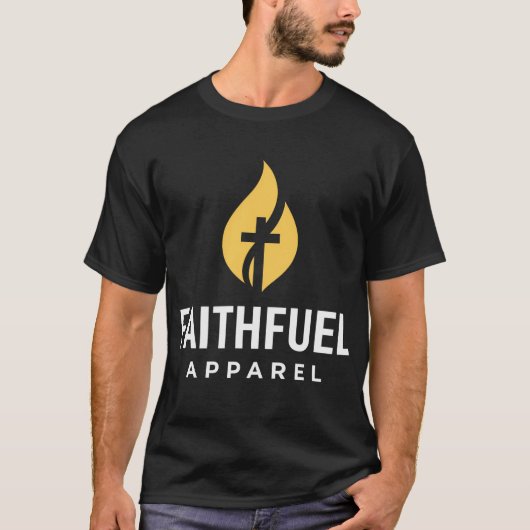 FaithFuelアパレルはっきりした – ロユニセックスゴTシャツ Tシャツ (正面)