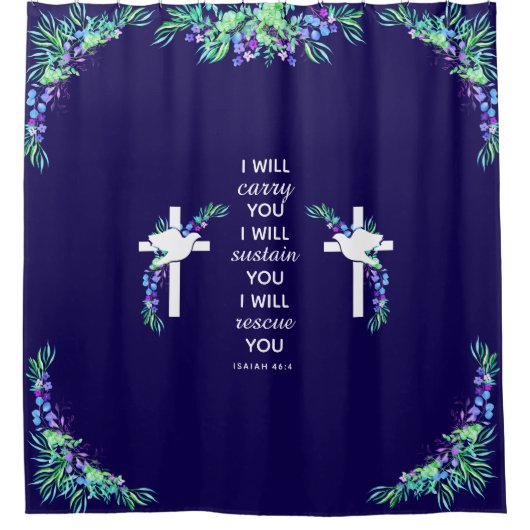 Faithful Journey Shower Curtain シャワーカーテン (正面)