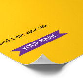 Faithful Son – Custom Name Inspirational Design ポスター (角)