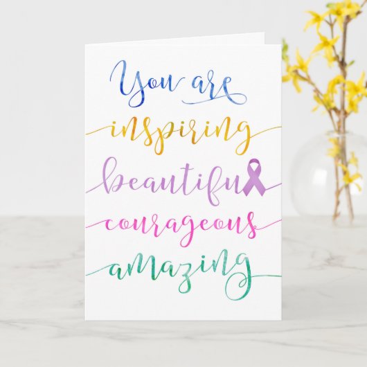 Faiting Cancer – 自分が誰かを思い出す カード (黄色い花)