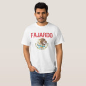 Fajardoの姓 Tシャツ (正面フル)