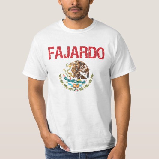 Fajardoの姓 Tシャツ (正面)