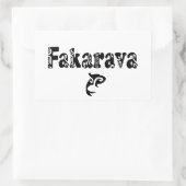 FAKARAVA II 長方形シール (バッグ)