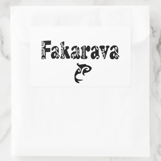 FAKARAVA II 長方形シール (バッグ)