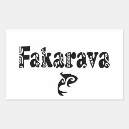 FAKARAVA II 長方形シール