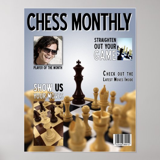Fake Chess Magazineの表紙 – Poster ポスター (正面)