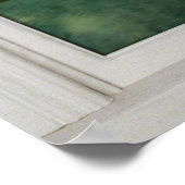 Fake Faux Window Illusion - Bright Lagoon Scene ポスター (角)