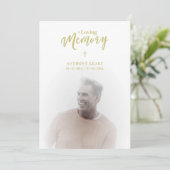 Fake Golden In Loving Memory Photo Funeral (スタンド正面)