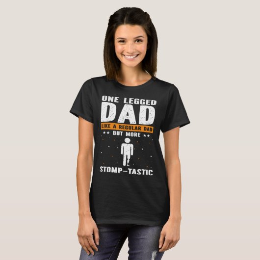 Fake Limb Quote for Artificial Leg and Prosthetic  Tシャツ (正面フル)