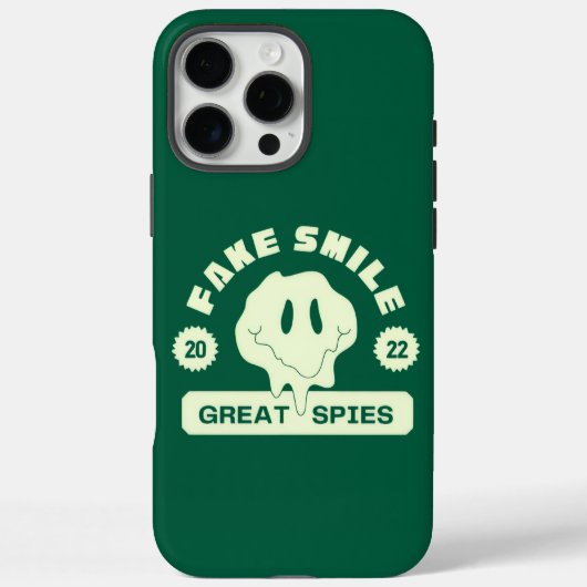 fake smile great spies Hoodie Case-Mate iPhoneケース (裏面)