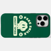 fake smile great spies Hoodie Case-Mate iPhoneケース (裏面 (横))