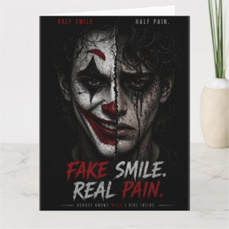 “Fake Smile, Real Pain: The Truth Behind Man カード