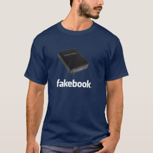 Fakebookのロゴ Tシャツ