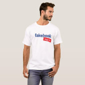 fakebookは私にワイシャツ付けます tシャツ (正面フル)