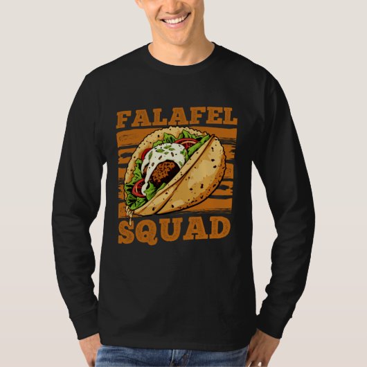 Falafel Squad Hobby Chef Kebap Hummus Tシャツ (正面)