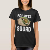 Falafel Squad Levantine Food Hummus Tシャツ (正面)
