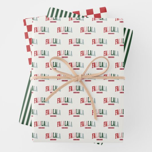 FALALALA バイブス ホリデー ラッピングペーパーシート (インサイチュ)