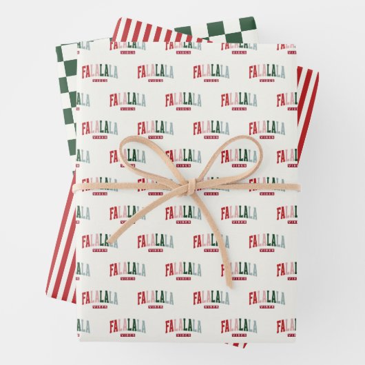 FALALALA VIBES Holiday ラッピングペーパーシート (インサイチュ)