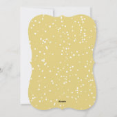 Falalalalala金ゴールドグラデーションスクリプトおもしろいクリスマスフォト シーズンカード (裏面)