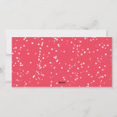 Falalalalalalaピンクのスクリプトグラデーションおもしろいクリスマス3写真 シーズンカード (裏面)