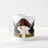 Falcon Art Mug – Bold Wildlife Bird of Prey Design コーヒーマグカップ (正面左)