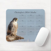 Falcon - Customizable full year 2026 calendar マウスパッド (マウス)