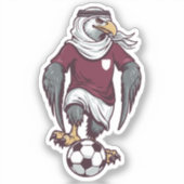 Falcon Striker with Traditional Headscarf シール (正面)