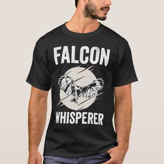 Falcon Whisperer Falconry Tシャツ (正面)