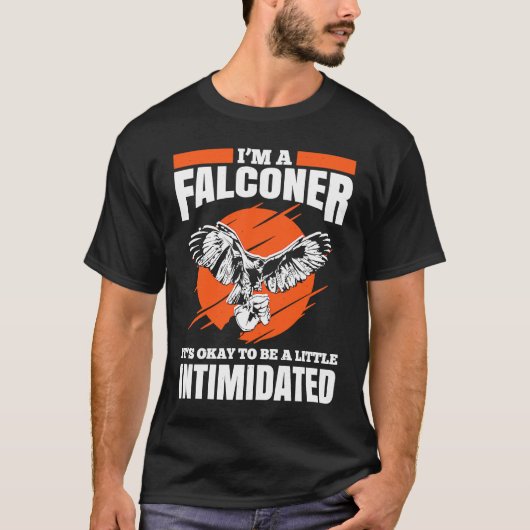 Falconer Falcon Hunter Falconer Tracker Duck Hunte Tシャツ (正面)
