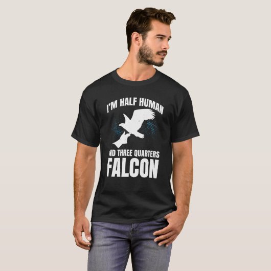 Falconer Falcon Hunter Falconer Tracker Duck Hunte Tシャツ (正面フル)