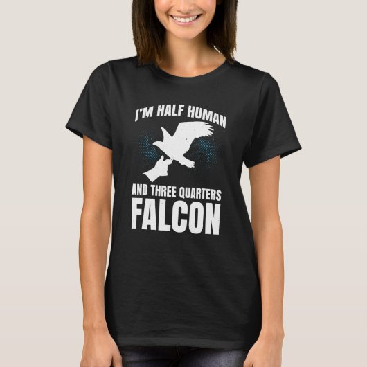 Falconer Falcon Hunter Falconer Tracker Duck Hunte Tシャツ (正面)