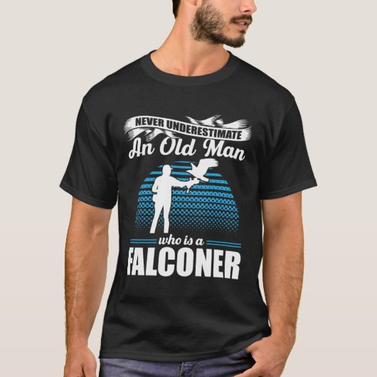 Falconer Falcon Hunter Falconer Tracker Duck Hunte Tシャツ (正面)