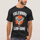 Falconer Falcon Hunter Falconer Tracker Duck Hunte Tシャツ (正面)