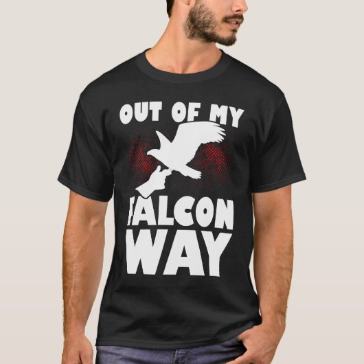 Falconer Falcon Hunter Falconer Tracker Duck Hunte Tシャツ (正面)