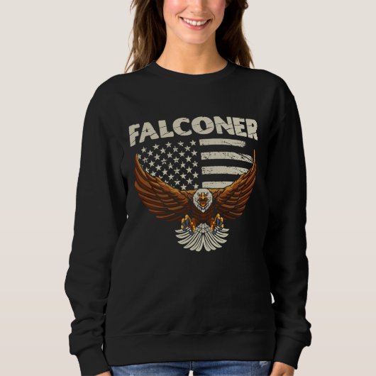 Falconer Ornithology Birder  1 スウェットシャツ (正面)