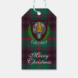 Falconer Scottish Clan Tartan & Crest ギフトタグ