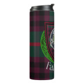 Falconer Scottish Clan Tartan & Crest タンブラー (回転左)