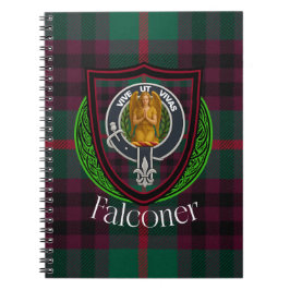 Falconer Scottish Clan Tartan & Crest ノートブック