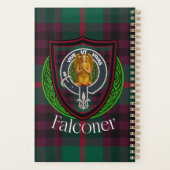 Falconer Scottish Clan Tartan & Crest プランナー手帳 (裏面)