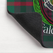 Falconer Scottish Clan Tartan & Crest マウスパッド (コーナー)