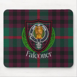 Falconer Scottish Clan Tartan & Crest マウスパッド