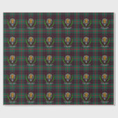 Falconer Scottish Clan Tartan & Crest ラッピングペーパー (フラット)