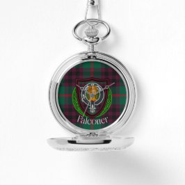 Falconer Scottish Clan Tartan & Crest 腕時計