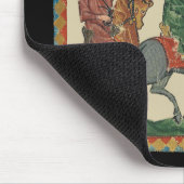 Falconry, 14th Century Codex Manesse マウスパッド (コーナー)