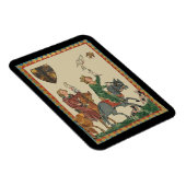 Falconry, 14th Century Codex Manesse マグネット (右側)